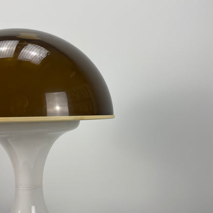 Space age mushroom plexiglass table lamp from Holland 1970