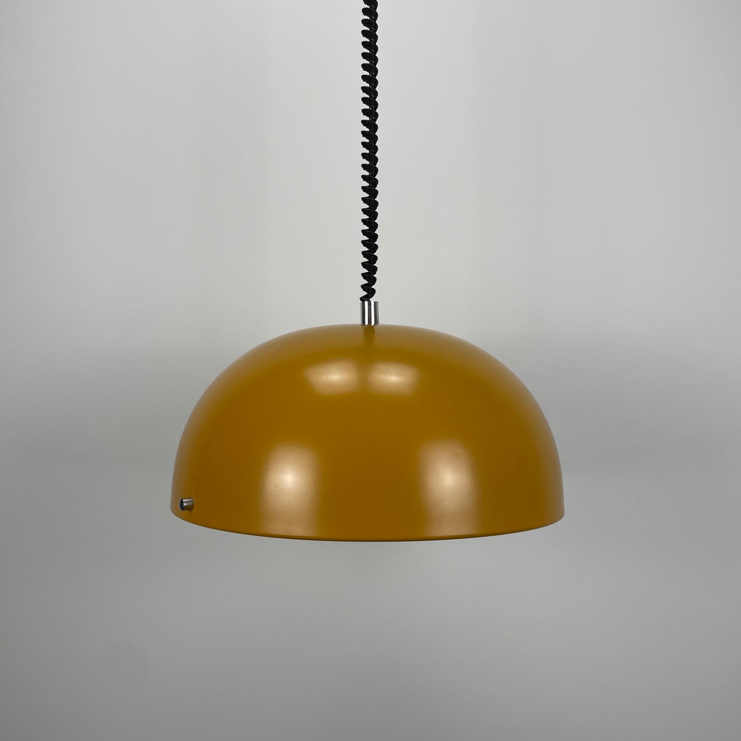 Ocher yellow flowerpot pendant light by Archi Design 1960