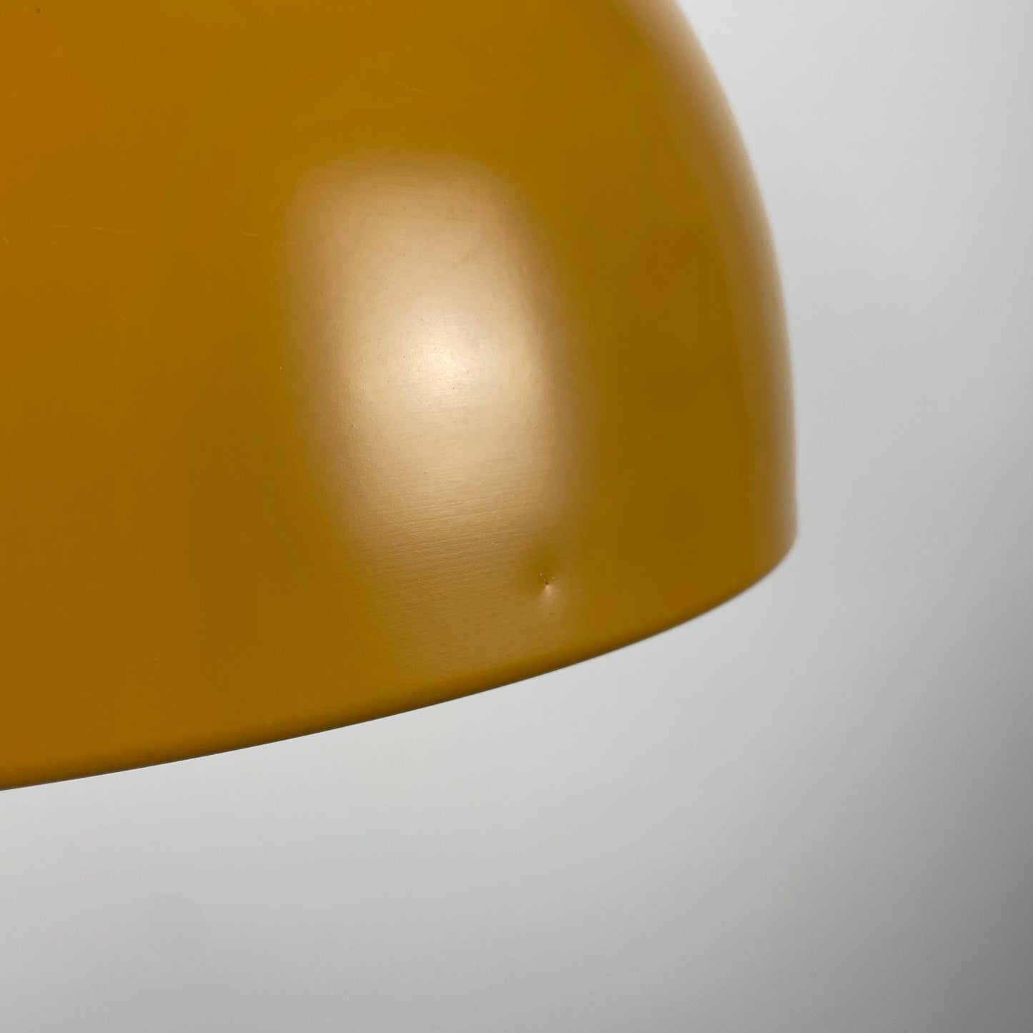 Ocher yellow flowerpot pendant light by Archi Design 1960