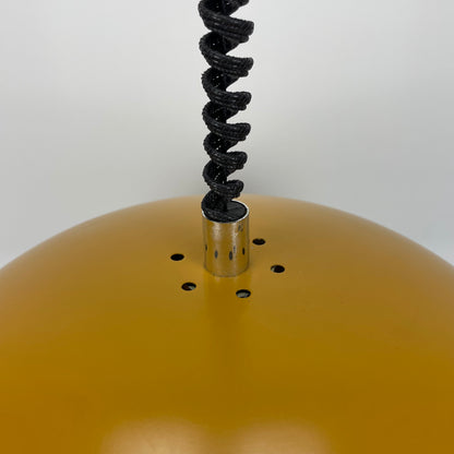 Ocher yellow flowerpot pendant light by Archi Design 1960