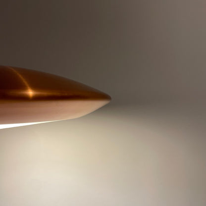 Copper DISKOS pendant lamp by Jo Hammerborg for Fog & Mørup 1960