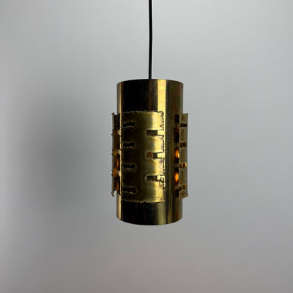Simplistic copper pendant lamp by Svend Aage Holm Sørensen 1960