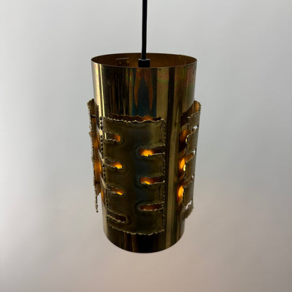 Simplistic copper pendant lamp by Svend Aage Holm Sørensen 1960