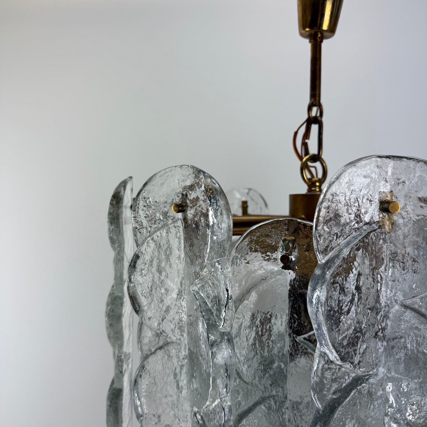 Murano glass pendant lamp CITRUS by J.T. Kalmar Franken 1970