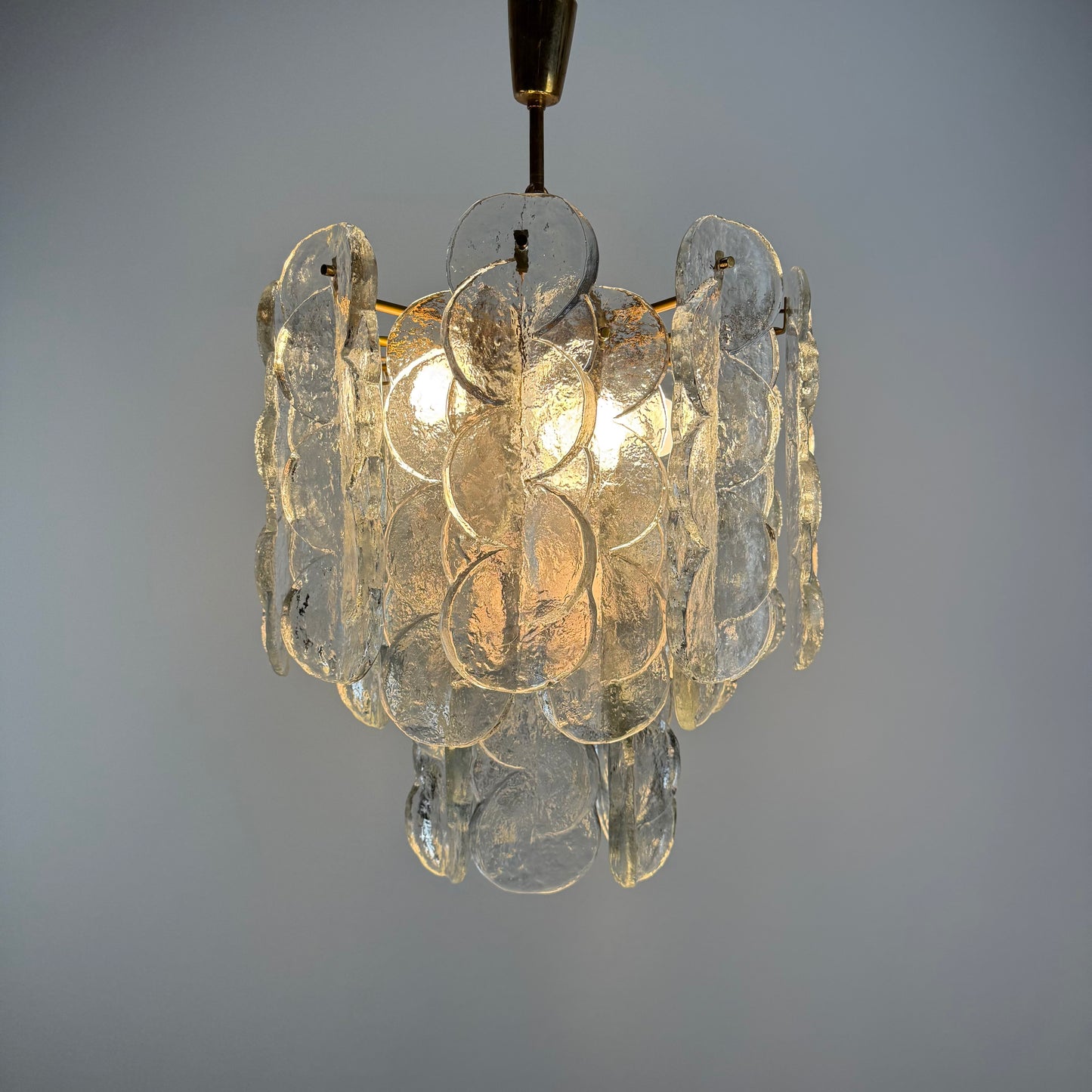 Murano glass pendant lamp CITRUS by J.T. Kalmar Franken 1970