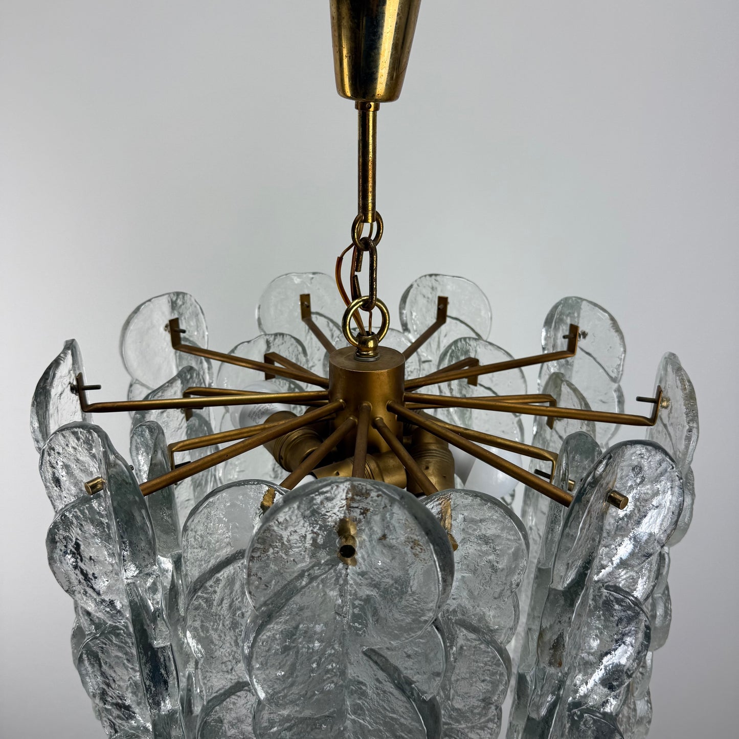 Murano glass pendant lamp CITRUS by J.T. Kalmar Franken 1970