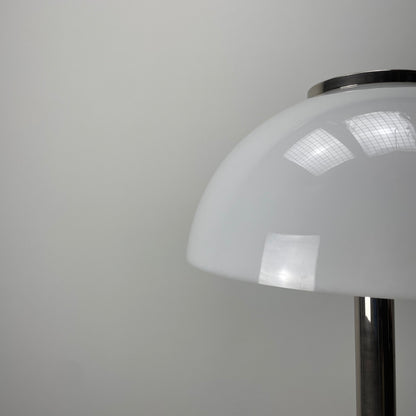 Chrome and plexiglass dome table or desklight by Beisl Leuchten 1970