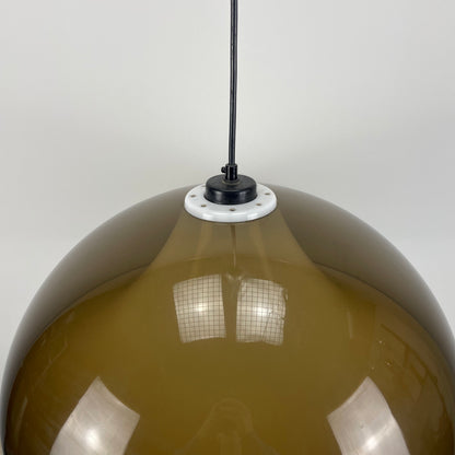 Large plexiglass pendant light by Elio Martinelli for Artimeta 1960