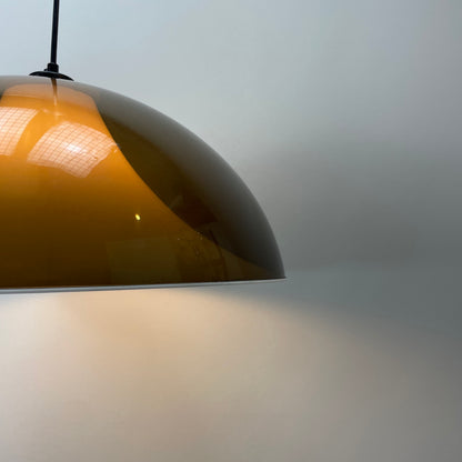 Large plexiglass pendant light by Elio Martinelli for Artimeta 1960