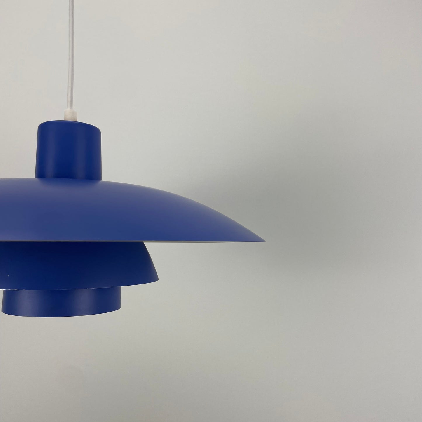 Vintage blue/purple PH 4/3 pendant light by Poul Henningsen for Louis Poulsen 1960