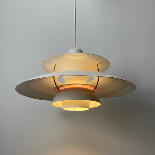 PH5 pendant light, Poul Henningsen, Louis Poulsen, 1970s Danish design, vintage pendant light.