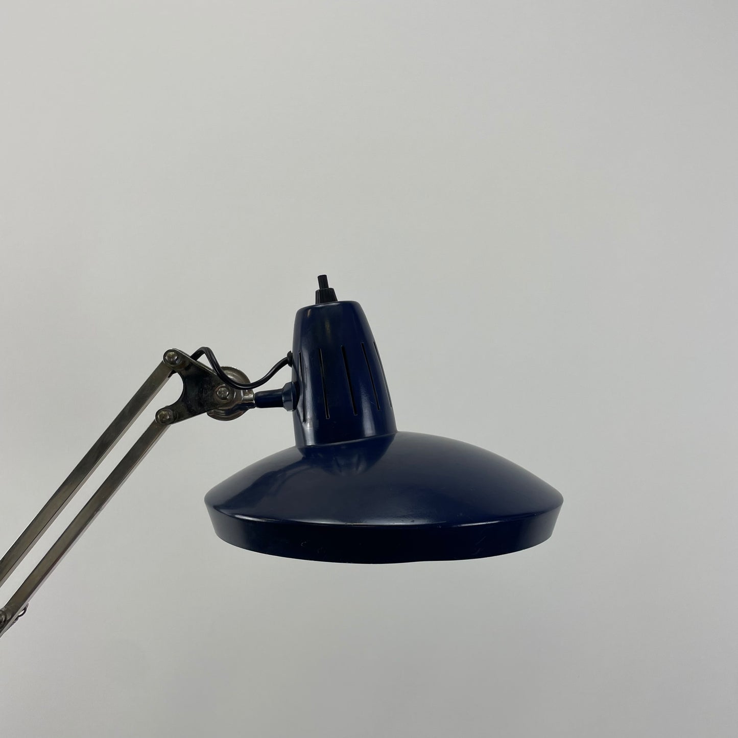 Blue desk light '67 G De Luxe' by Fase Madrid, Spain 1970