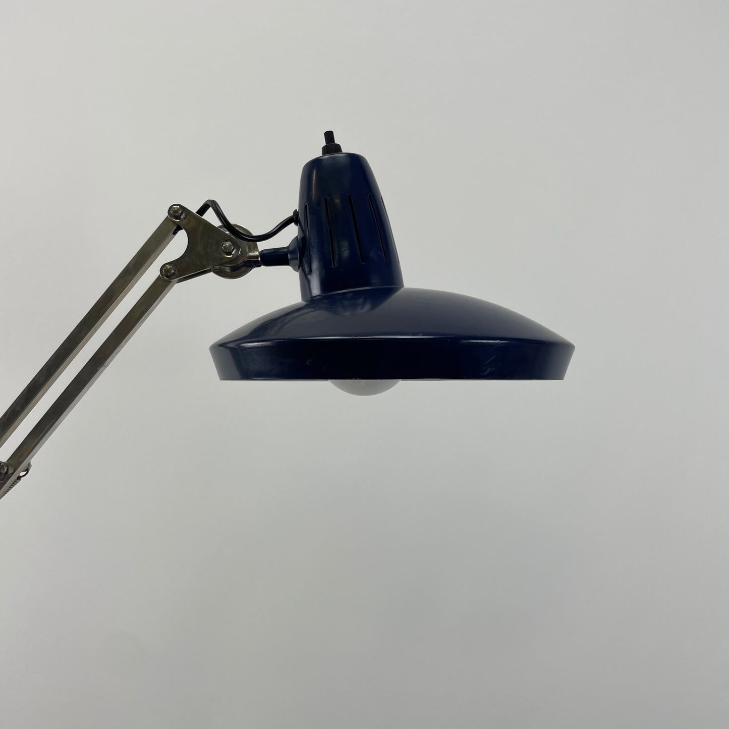 Blue desk light '67 G De Luxe' by Fase Madrid, Spain 1970