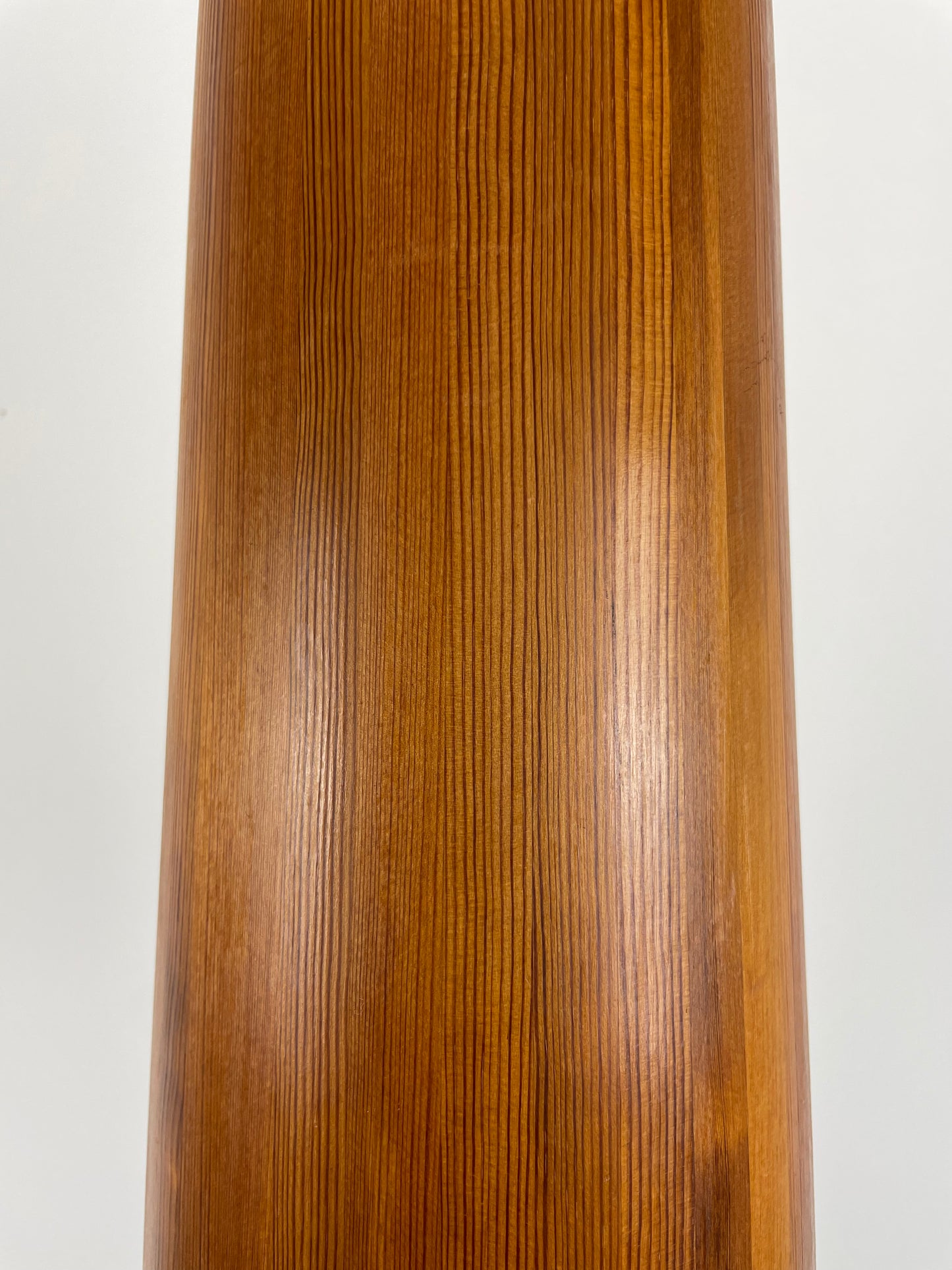 Pine wood pendant light by Jøgen Wolf for Torben Ørskov 1950