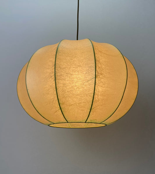 Large cocoon pendant lamp by Gimba Leuchten 1960