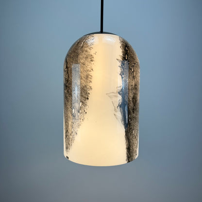 LargedomeshapedglasspendantlampbyDoriaLeuchten1960