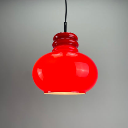 RedopalineglasspendantlampbyPeillandPutzler1960