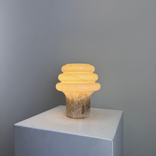 SnakeskinpatterntablelampbyFlygsfors1960