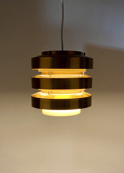 Pendant light made by VEB Metalldrücker Halle from DDR (East-germany) 1970