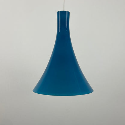 Rare blue glass pendant light TOKYO by Wilhelm Braun-Feldweg for Peill & Putzler 1960